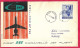 NORGE - FIRST CARAVELLE FLIGHT - SAS - FROM OSLO TO PARIS *1.4.60* ON OFFICIAL COVER - Lettres & Documents