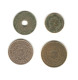 490/ Maroc : 25 Centimes - 10 Francs 1371 - 10 Francs 1366 - 50 Francs 1371 - Maroc