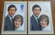 Great Britain Charles Diana PHQ Cards Stamped Postmarked On Wedding Day 1981 Lincoln Celebrates Royal Wedding - Carte Massime