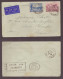 Australie Lettre Cachet 1935 2 Timbres Timbre N°95 + PA Oblitération Paris RP Avion Gagnez Du Temps Répondez Par Avion - Cartas & Documentos