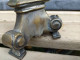 Delcampe - Bougeoir Bronze Argenté XXème Style Gothique Haute Époque Candlestick - Candelabri E Candelieri