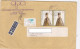 BEACH HOUSE, VIRGIN MARY STATUETTE, STAMPS ON COVER, 1994, PORTUGAL - Cartas & Documentos