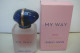 GIORGIO ARMANI " MY WAY" VAPO RECHARGEABLE  30 ML EDP  LIRE ET VOIR!! - Non Classificati