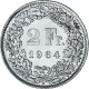 Monnaie, Suisse, 2 Francs, 1964, Bern, SPL, Argent, KM:21 - Autres & Non Classés