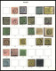 BADEN O, Sammlung Nummernstempel Mit 102 Werten Auf Seiten, Unterschiedliche Erhaltung - Other & Unclassified