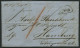 HAMBURG VORPHILA 1859, Fußpoststempel F.P. 20/2 Auf Forwarded-Letter Von Bogota (Kolumbien) Nach Hamburg, Prachtbrief, R - Otros & Sin Clasificación