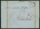 HAMBURG - GRENZÜBERGANGSSTEMPEL 1843, T 12 MAY, In Rot Auf Brief Von Berlin Nach London, Feinst (Registraturbug) - Prephilately