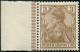 Dt. Reich 54b , 1900, 3 Pf. Dunkelorangebraun Reichspost Mit Linkem Bogenrand, Postfrisch, Kabinett, Gepr. Jäschke Und F - Unused Stamps