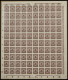 Dt. Reich 325B , 1923, 1 Mrd. M. Dunkelsiena, Durchstochen, Im Bogen (100), Plattendruck B, Postfrisch, Pracht - Other & Unclassified