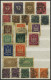 SAMMLUNGEN A. 99-337 O,BrfStk , 1916-23, Gestempelte Sammlung Von 217 Verschiedenen Meist Kleineren Werten Inflation Im  - Used Stamps