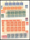 LOTS , Lagerbuch Inflation, Meist Ab 1921, Incl. Dienstmarken, Fast Nur Postfrisch, Teils In Einheiten (meist 10er-Randb - Sonstige & Ohne Zuordnung