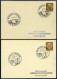 GANZSACHEN PP 121 BRIEF, Privatpost: 1937/8, 3 Pf. Hindenburg, 27 Karten Mit Verschiedenen Blanko-Sonderstempeln, Meist  - Autres & Non Classés
