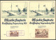 HALBAMTLICHE FLUGMARKEN 18a,19b BRIEF, 1930, 10 Und 20 Pf. Regensburger Großflugtag, 2 Sonderpostkarten Mit Beförderungs - Flugzeuge