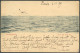 DSWA 6 BRIEF, Jakalswater In Schwarz, 23.11.1899, Wanderstempel I Auf Ansichtskarte Aus HASIS Mit 5 Pf. Nach Berlin, Pra - German South West Africa