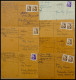 BÖHMEN UND MÄHREN Theresienstadt: 1944, 7 Paketbestätigungskarten Mit Protektorat-Frankatur, Pracht - Otros & Sin Clasificación