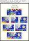 ZUSAMMENDRUCKE , Postfrische Sammlung Zusammendrucke DDR Von 1959-90 In 3 Borek Falzlosalben Mit Guten Mittleren Ausgabe - Zusammendrucke