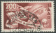 SAARLAND 298 O, 1950, 200 Fr. Flugpost, Pracht, Kurzbefund Geigle, Mi. 310.- - Other & Unclassified