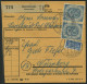 BUNDESREPUBLIK 134 Paar BRIEF, 1954, 50 Pf. Posthorn, 2 Waagerechte Paare (vorder- Und Rückseitig) Mit 20 Pf. Zusatzfran - Covers & Documents