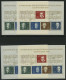 LOTS Bl. , 1959-86, Partie Blocks, U.a. Bl. 2 (23x), Bl. 3 (13x) Etc., Nur Prachterhaltung, Mi. 1400.- - Sonstige & Ohne Zuordnung