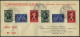 BELGIEN 781-89I,II BRIEF, 18.5.1947, COMMEMORATIVE FLIGHT, Brüssel-New York, 3 Verschiedene Flugpostbelege, Pracht, Müll - Andere & Zonder Classificatie