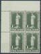 ISLAND 168-71,223-25 VB , 1933/41, Wohltätigkeitsvereinigungen Und Sturluson, 2 Postfrische Viererblock-Sätze, Pracht, M - Other & Unclassified