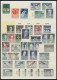 SAMMLUNGEN , Postfrische Teilsammlung Österreich Von 1945-60 Mit Vielen Besseren Ausgaben, Ab 1948 Recht Komplett, U.a.  - Collections