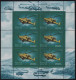 RUSSLAND KB , 1997, 850 Jahre Moskau, Hubschrauber, Puschkin, 3 Kleinbogen (Mi.Nr. 576-85, 589, 591-95), Pracht, Mi. 88. - Otros & Sin Clasificación