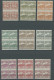 SAN MARINO 68-80 VB , 1921, Ziffer Und Monte Titano In Postfrischen Viererblocks, Normale Zähnung, Prachtsatz, Mi. (600. - Sonstige & Ohne Zuordnung