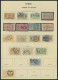 SAMMLUNGEN, LOTS O, , 1858-1943, Sauberer Alter Sammlungsteil Auf Yvert-Seiten, Meist Feinst/Pracht, Mi. Ca. 1200.- - Sammlungen