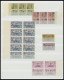 WALLIS- UND FUTUNA-INSELN , , 1920-40, Fast Nur Postfrische Partie Mit überwiegend Blockstücken, Prachterhaltung - Unused Stamps