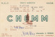 QSL - CN8MM - French -Morocco - Oct 1952 - Radio