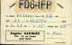 CARTE QSL.. FRANCE.. SEGRE...FD6-IFP .1985 - Radio