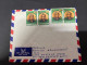 6-9-2023 (4 T 25) (Africa) Zaïre Letter Posted To Switzerland (air) 1990 - Storia Postale