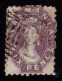 1863-71 Tasmania SG 67 6d Reddish Mauve Perf 10 FU  Cat. £100.00 - Gebruikt