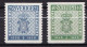 SE432A – SUEDE – SWEDEN – 1955 – FIRST STAMP CENTENARY - Y&T # 395/96 MNH - Nuevos