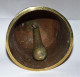 Delcampe - ANCIENNE CLOCHE EN BRONZE DORE LES SAINTS Lucas Marcus Matheus Joannes TBE PROPR - Cloches