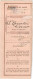 REGNO D'ITALIA - MODULO RICEVUTA DEI PACCHI L. 3 E L. 4 MILANO 7.6.1922 (SOLO PARTE DESTRA FRANCOBOLLI) SASSONE PP14/15 - Postal Parcels