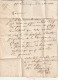1828 - Lettre Pliée Avec Correspondance De Villeneuve L'Archeveque Vers Les Fourneaux,  Via  Florentin, Yonne - 1801-1848: Précurseurs XIX