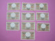 Albania Lot 10 X 10 Lek Banknotes ND 1939 (2a) Better Quality - Albanien