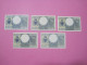 Albania Lot 5 X 10 Lek Banknotes ND 1939 (1) Better Quality - Albanien