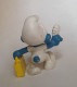 FIGURINE SCHTROUMPF - SMURF - PIFUTOS  - Publicitaire Pour ASB (3) - Schlümpfe