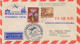 LUXEMBURG 4.10.1956, Deutsche Lufthansa Ost Erstflug „BERLIN – MOSKAU“ Selt. Mitläuferpost Aus LUXEMBURG - Lettres & Documents