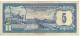 NETHERLANDS  ANTILLES  5 Gulden   P15b   ( 1984 Queen Emma Pontoon Bridge, Willemstad, Curaçao  ) - Netherlands Antilles (...-1986)