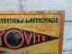 Ancienne Plaque Tôle Publicitaire Netovite Collection Automobile - Other & Unclassified