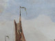 Delcampe - Ancien Tableau Aquarelle Marine XVIIIe/XIXème Signé VJ - Wasserfarben