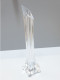 Delcampe - -JOLI VASE SOLIFLORE CRISTAL Signé SAINT LOUIS COLLECTION Déco XXe    E - Vasi