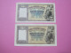 Albania Lot 2 X 100 Franga Banknotes ND 1939, First And Second Edition (2) - Albanien