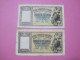 Albania Lot 2 X 100 Franga Banknotes ND 1939, First And Second Edition (3) - Albanien