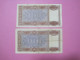 Albania Lot 2 X 100 Franga Banknotes ND 1939, First And Second Edition (3) - Albanie