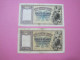 Albania Lot 2 X 100 Franga Banknotes ND 1939, First And Second Edition (5) - Albanien